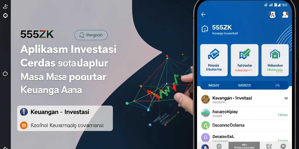 Tampilan antarmuka 555ZK yang modern dan fitur investasi yang intuitif.