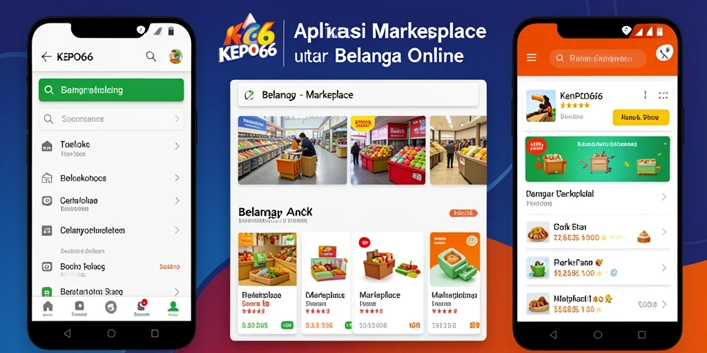 Antarmuka aplikasi KEPO66 yang memudahkan belanja online.