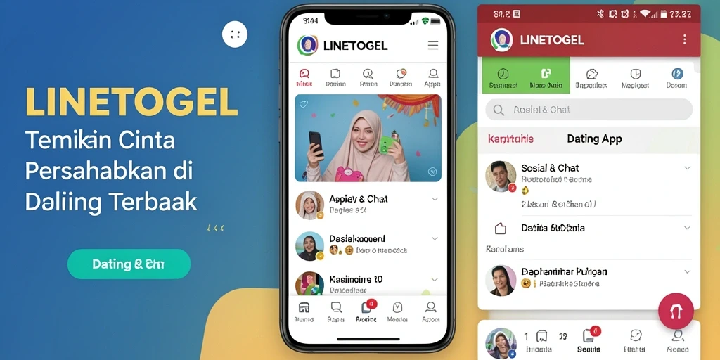 Antarmuka LINETOGEL yang menarik dan mudah digunakan untuk kencan.
