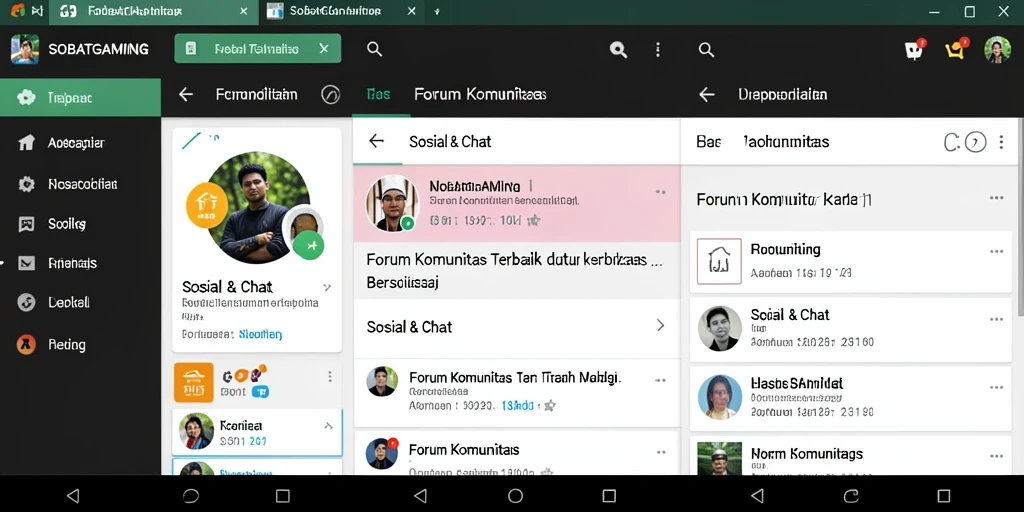 Tampilan antarmuka utama SOBATGAMING yang memikat dan ramah pengguna.