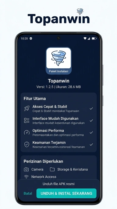 Unduh dan Instal APK topanwin untuk Android di Indonesia