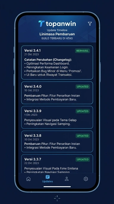 Riwayat Versi Aplikasi topanwin terkini untuk Android